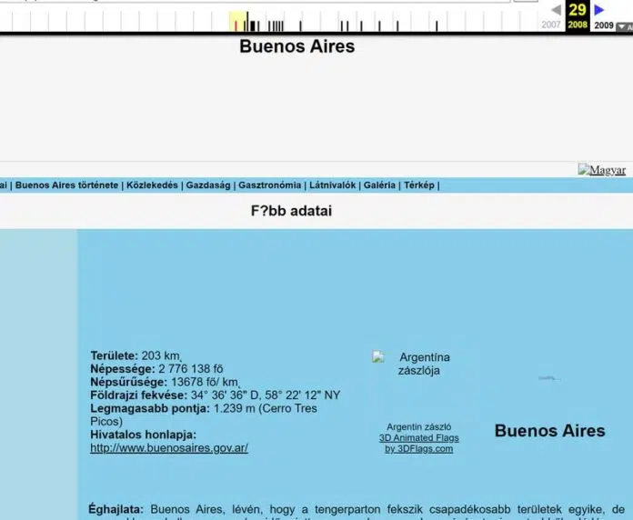 2008. áprilisában publikáljuk először a www.buenosaires.hu weboldalt